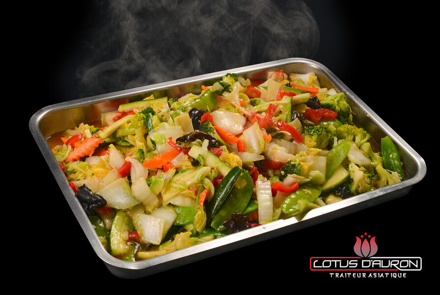 Plat de légumes Lotus d&#39;Auron